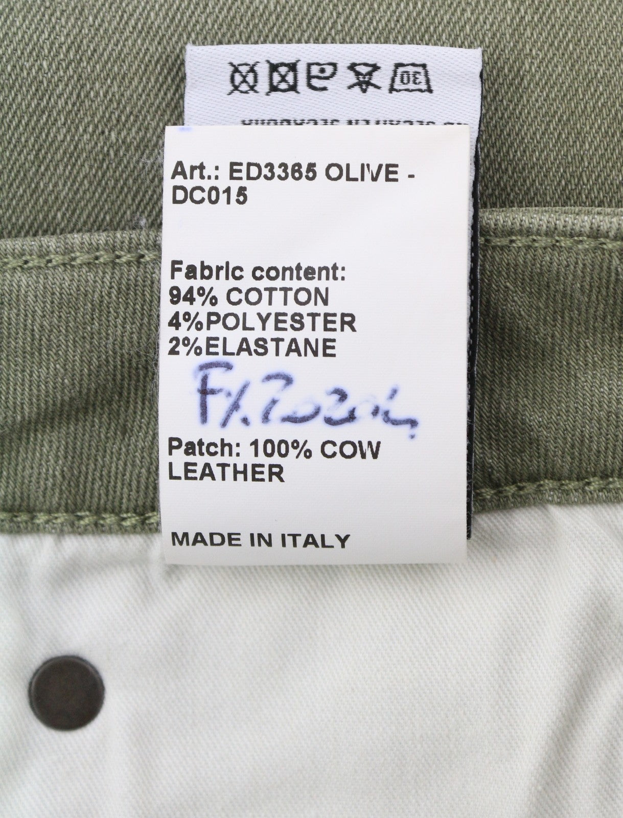 R13 Kick Fit Women Jeans 27 Olive Green Stretch Cropped Faded Denim