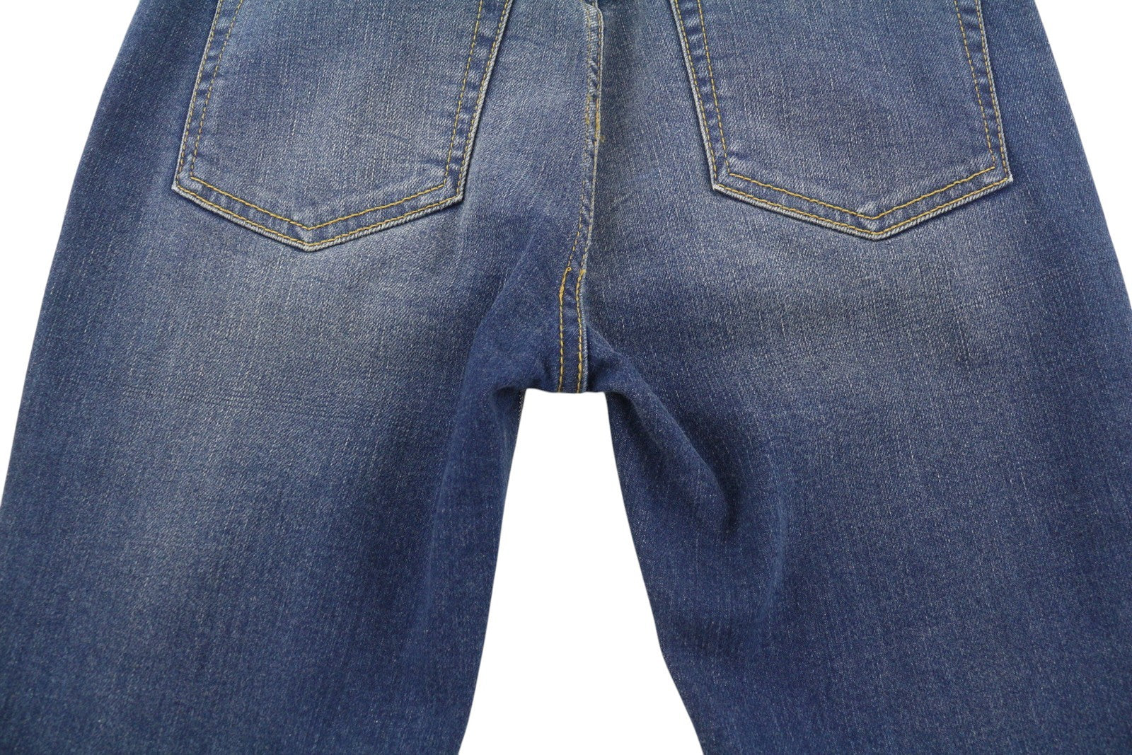 R13 Alison Skinny Women Jeans 27 Lily Blue FX Washed Faded Zip Denim