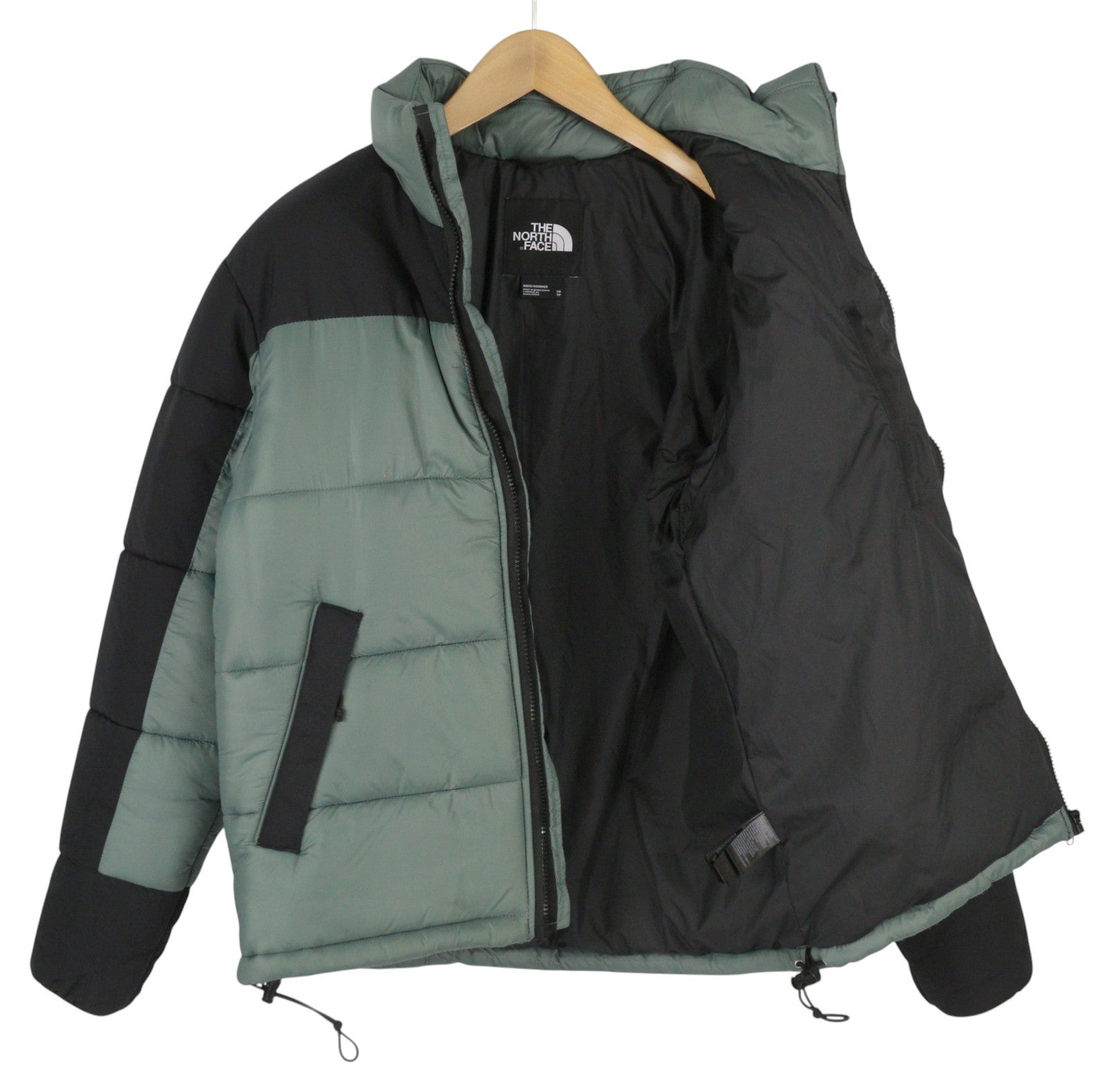 THE NORTH FACE Himalayan Insulated Men Jacket XS Black Quilted Zip Puffer