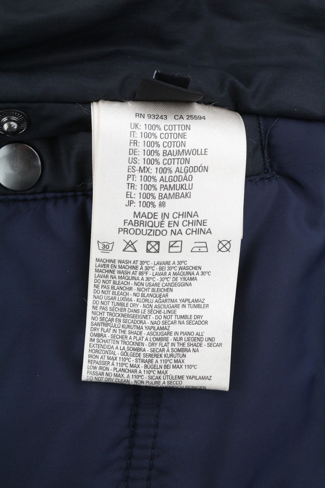 DIESEL Men Jacket M Black Hooded Full Zip Insulated Pocketed