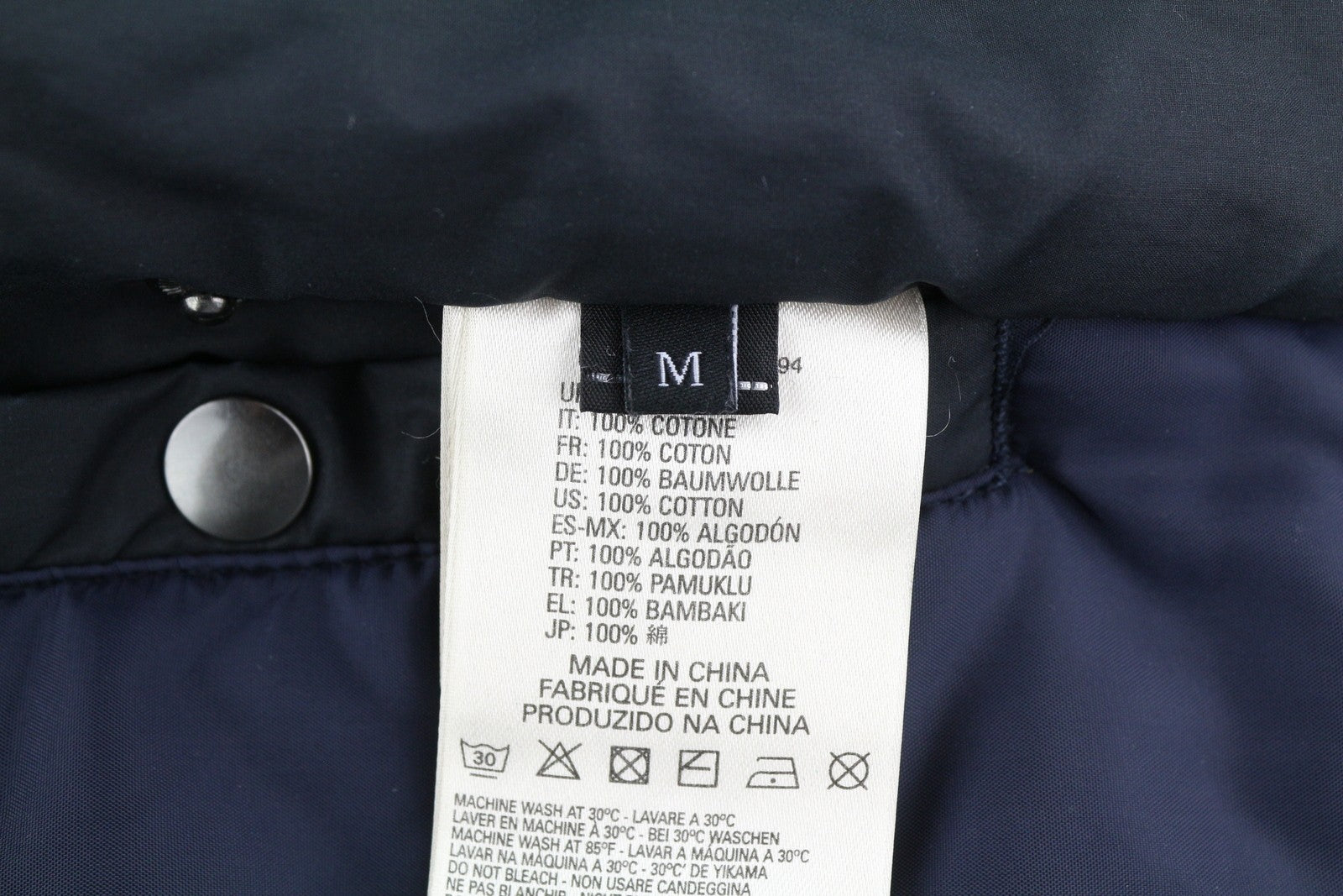 DIESEL Men Jacket M Black Hooded Full Zip Insulated Pocketed