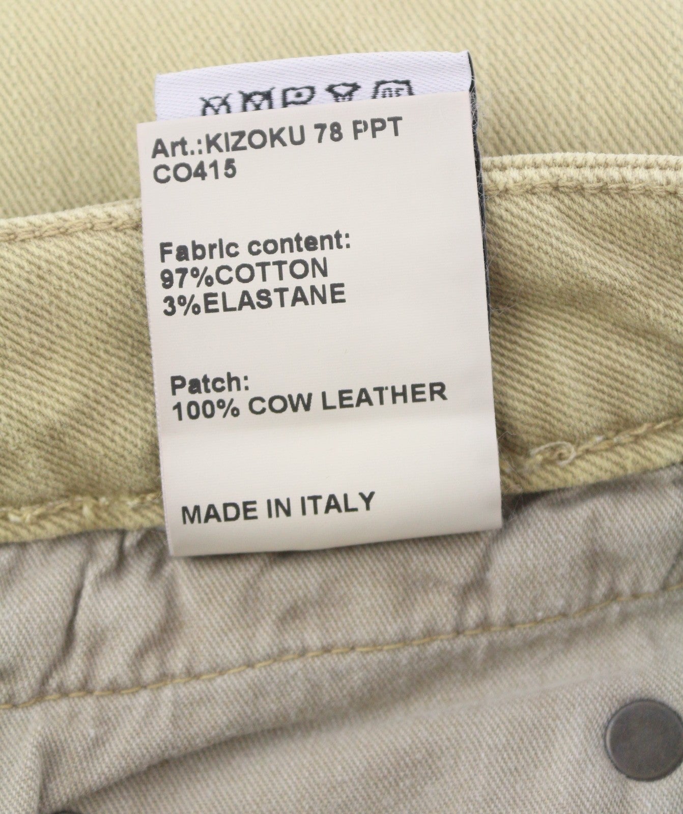 R13 Boy Straight Women Jeans 28 Khaki Stretch Washed Ankled Light Denim RRP699