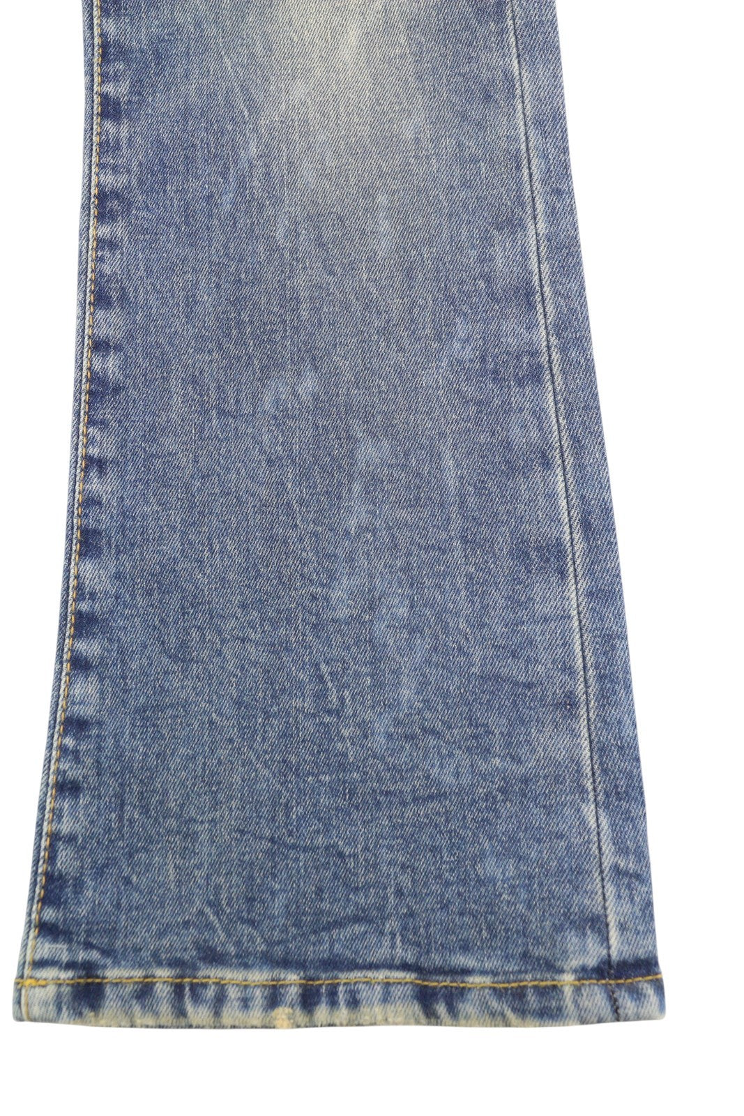 R13 Kick Fit Women Jeans 25 Kelly Stretch Washed Faded Cropped Ankle RRP699