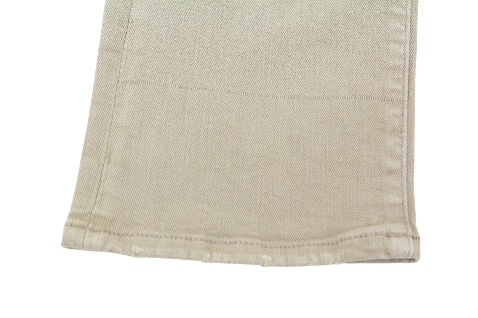 R13 Boy Straight Women Jeans 27 Khaki Stretch Washed Cropped Ankle RRP699