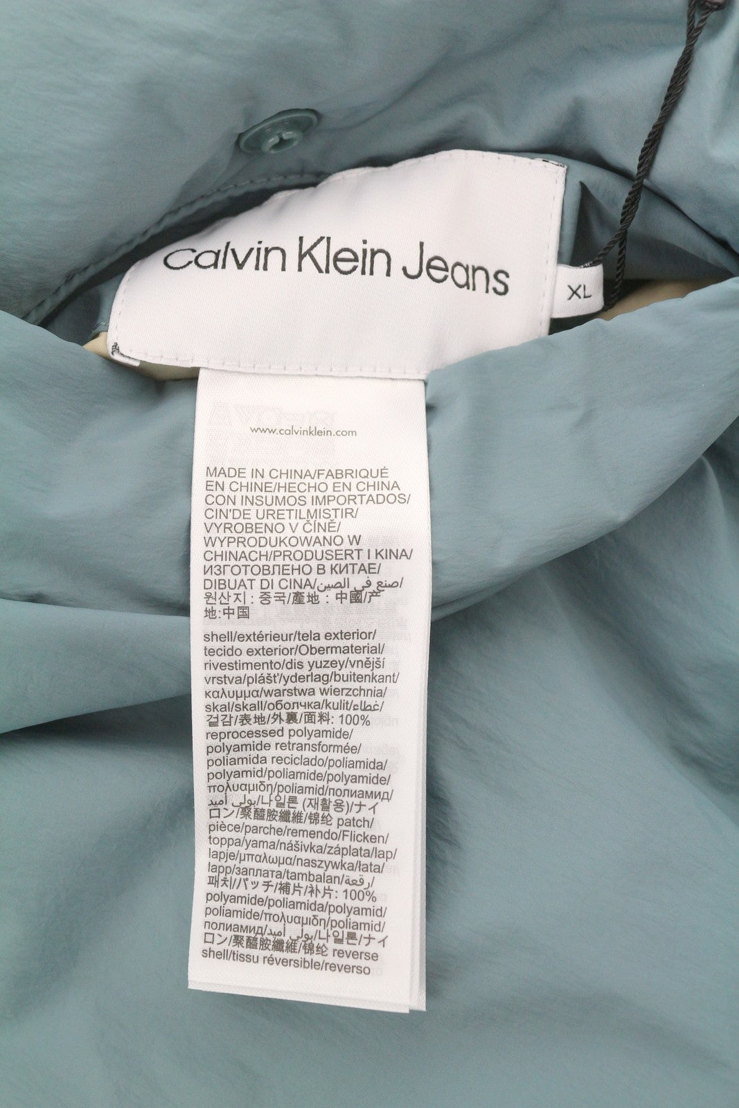 CALVIN KLEIN Reversible Skater Men Jacket XL Relaxed Oversized Unisex RRP279