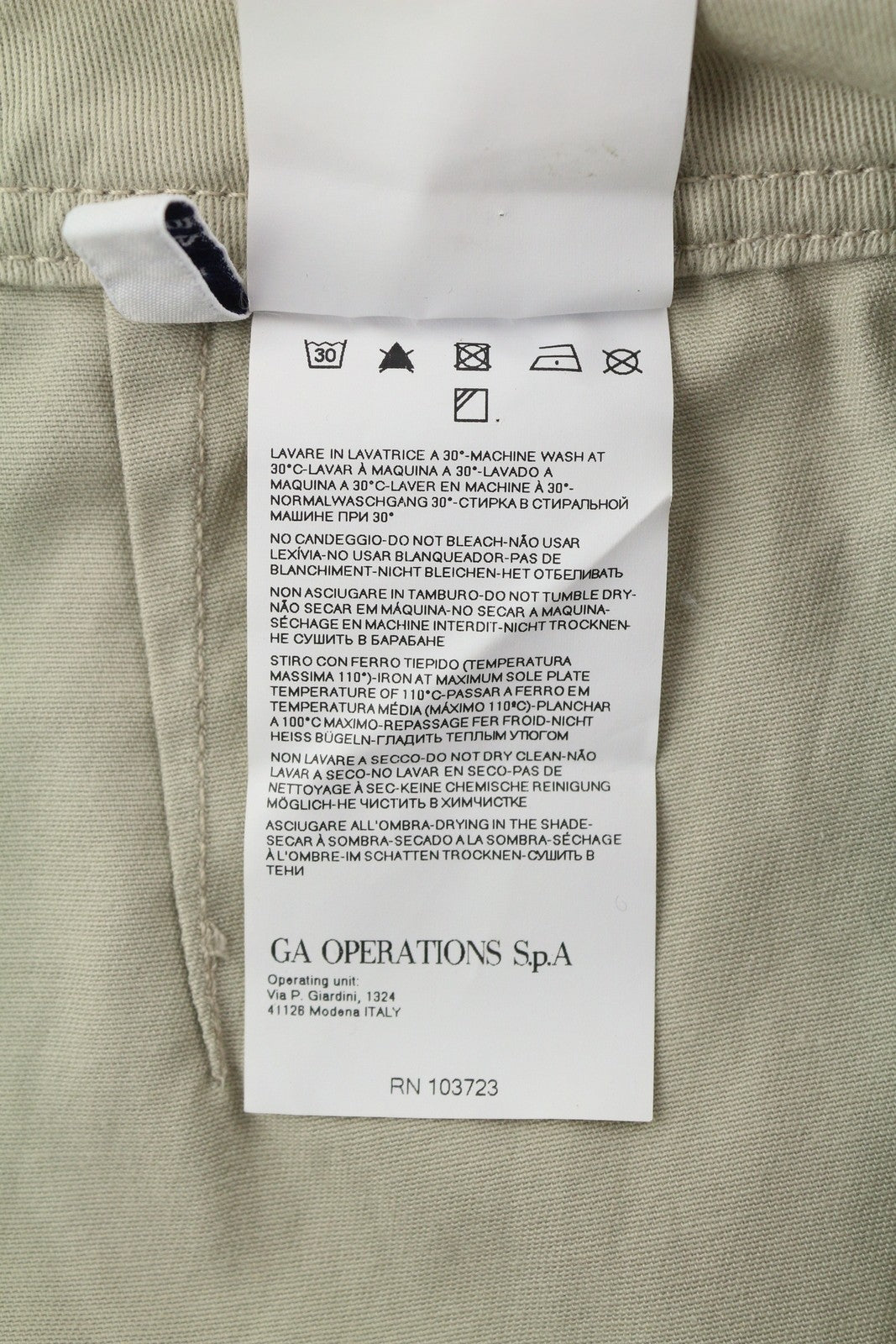 ARMANI JEANS Women Skirt EU46 Beige Zip Fly Split Pencil Mini Unlined