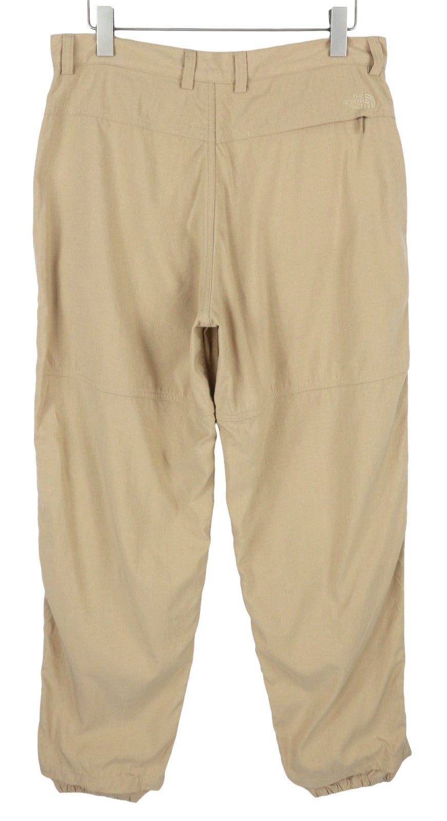 THE NORTH FACE Men Trousers W36 Brown Pleated Casual Trek Zip Fly Pockets