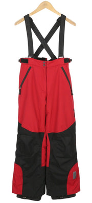 JACK WOLFSKIN Women Trousers L Red Texapore Recco Ski Snow Salopettes