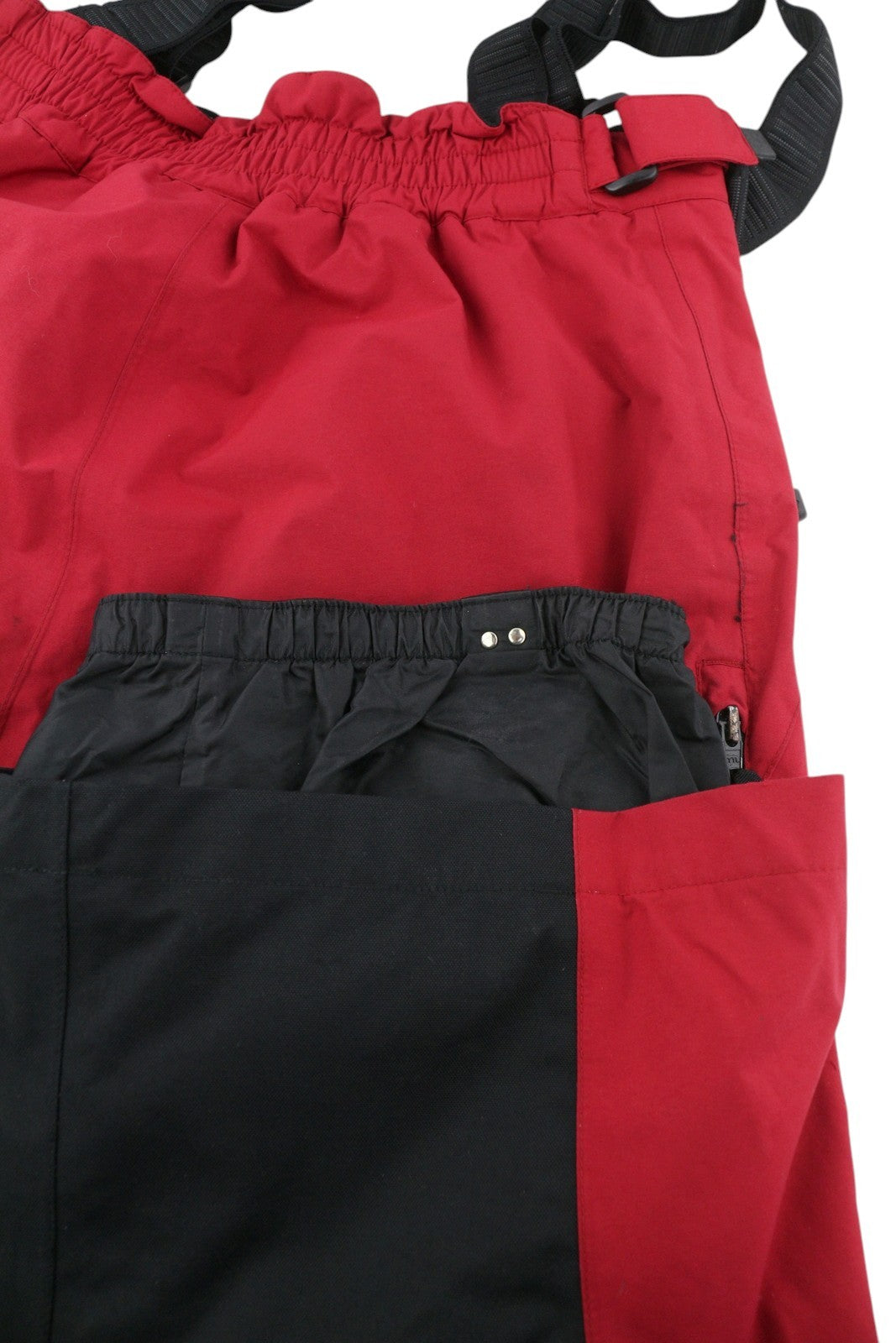 JACK WOLFSKIN Women Trousers L Red Texapore Recco Ski Snow Salopettes