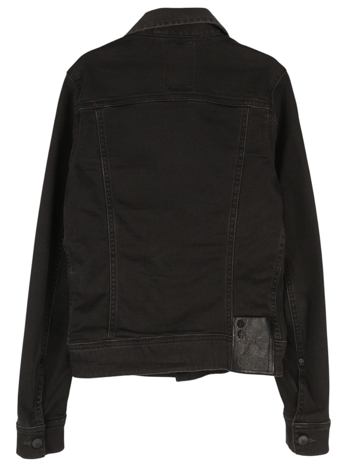 G-STAR Fender Slim Tailor Jkt Women Jacket XS Black Stretch Denim Button