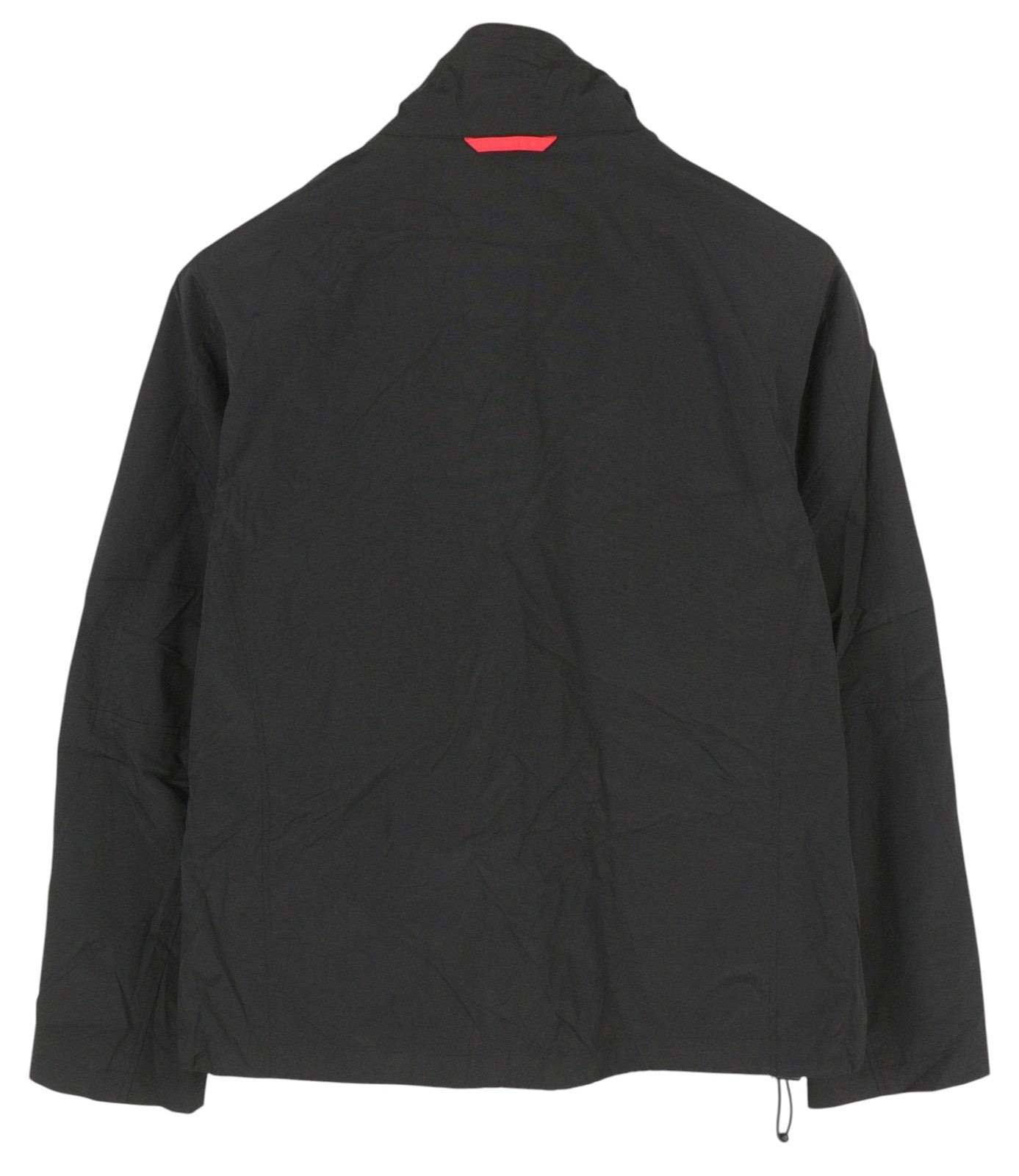 GANT Men Jacket M Black Lightweight Nylon Full Zip Lined Logo Pockets