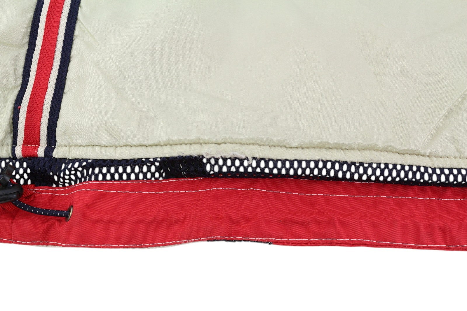 COLMAR Men Jacket 44 Red Vintage Zip Front Lined Lightweight Hood