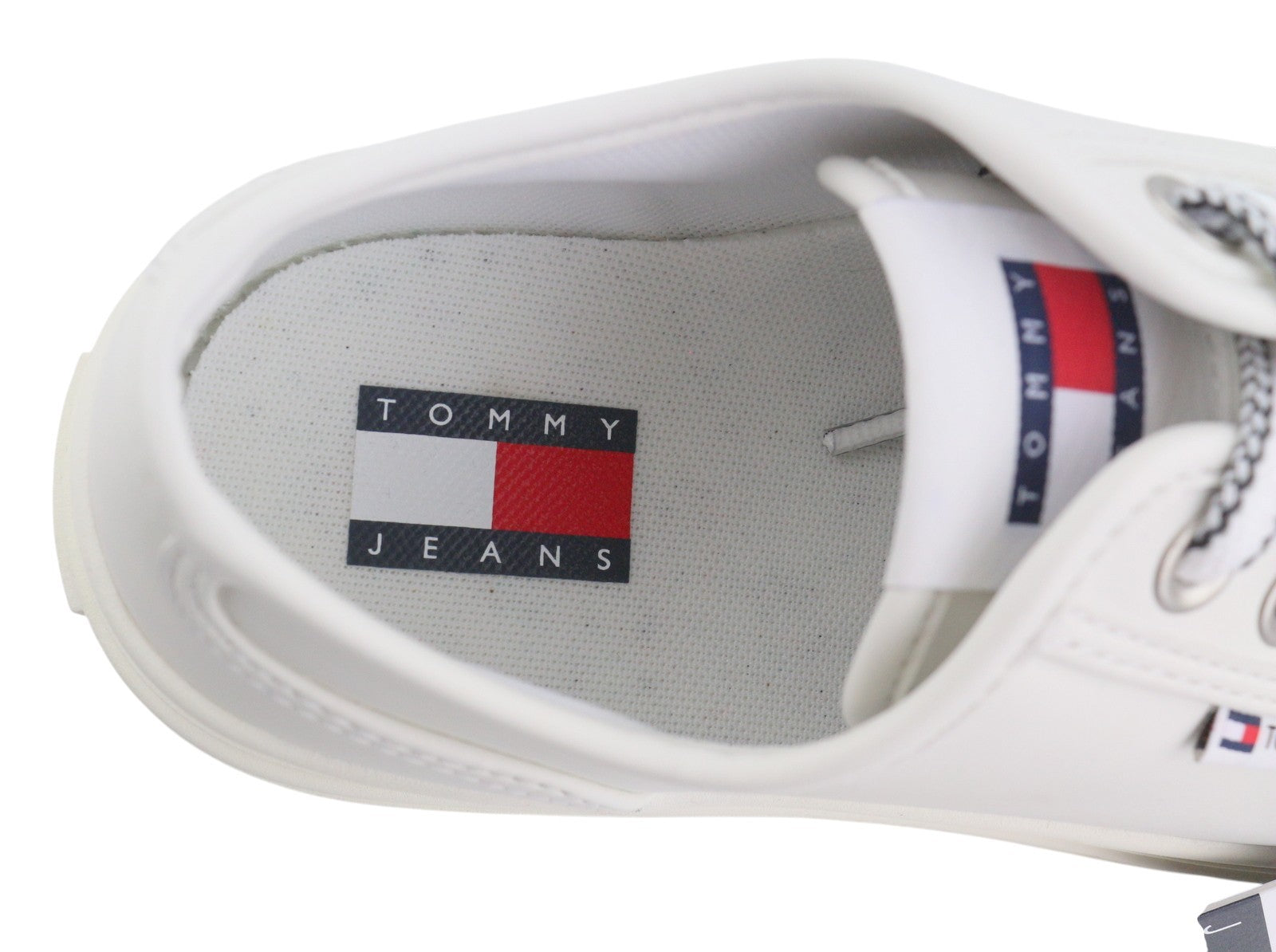 TOMMY HILFIGER Foxing Vulc LC Women Sneakers EU39 Leather Platform RRP119