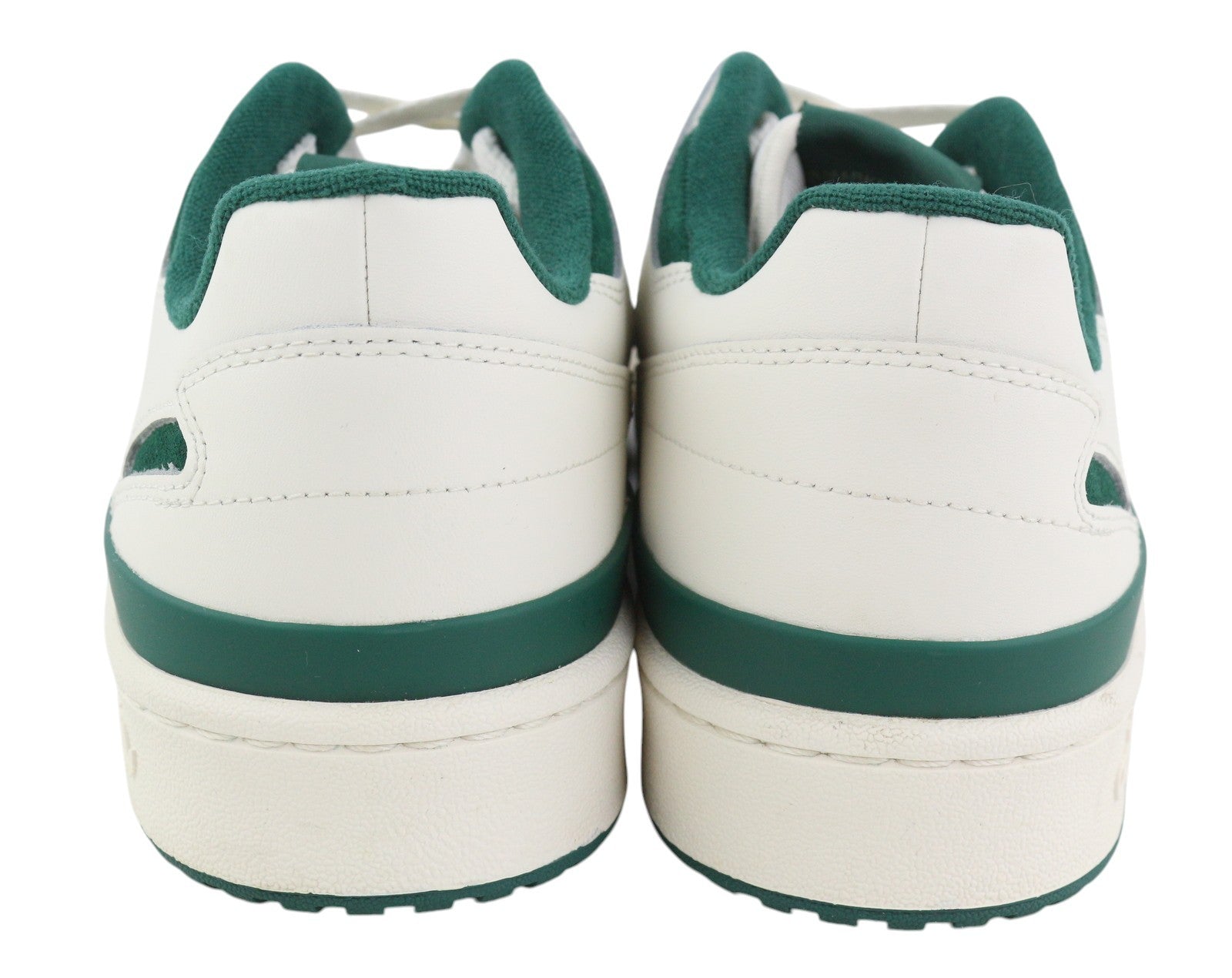 ADIDAS Forum Men Sneakers EU45.5 White Leather Low Lace Trainers RRP120