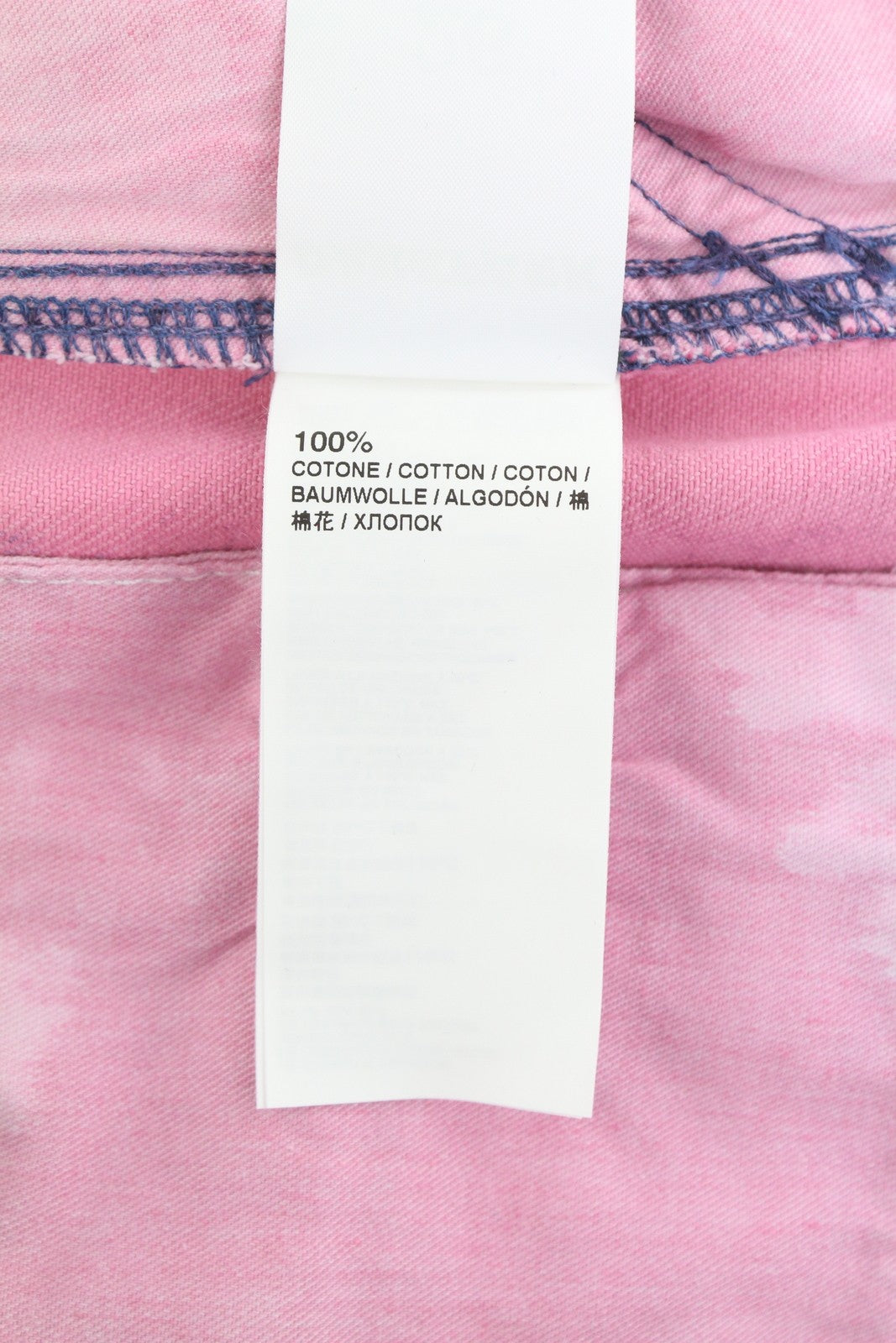DARKPARK Vivi Cargo Women Jeans 26 PB Pink Blue Wide Leg Denim