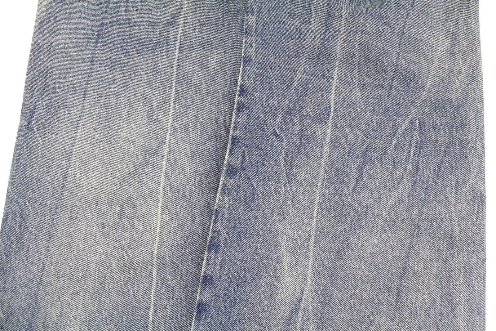 1989 STUDIO Men Jeans W33 Blue Faded Distress Ripped Straight Denim