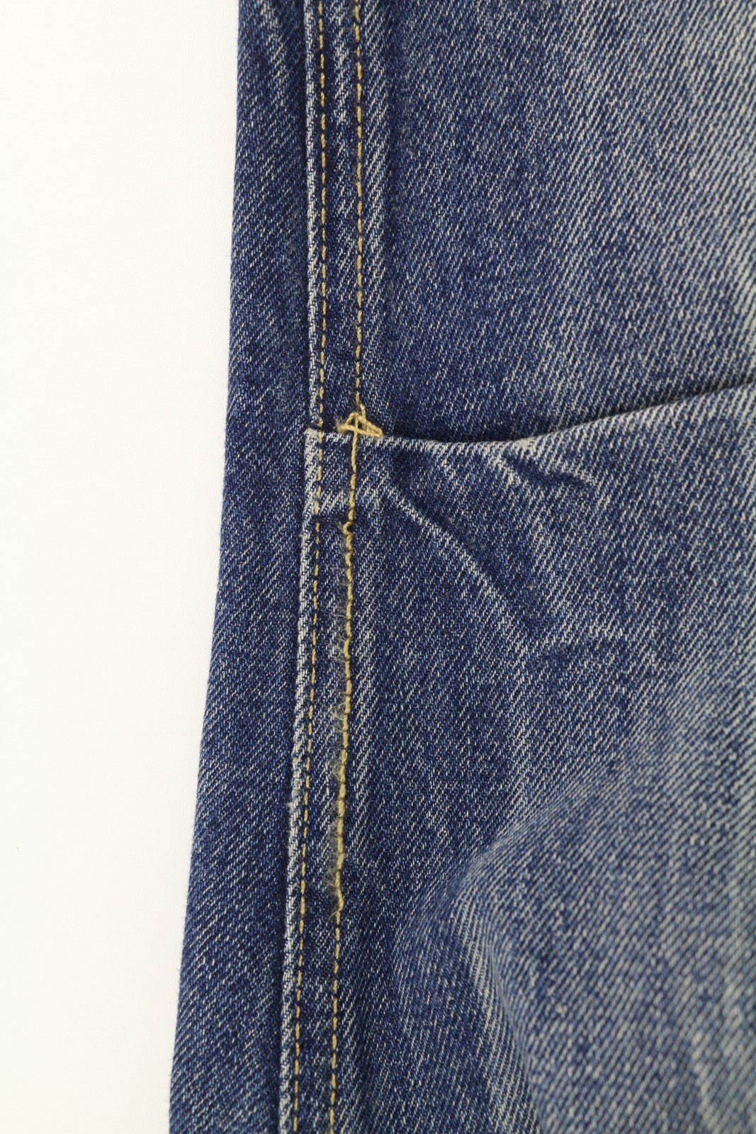 1989 STUDIO Men Jeans W32 Blue Pleated Knees Wide Leg Zip Denim