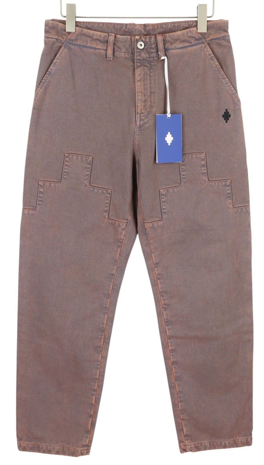 MARCELO BURLON County Of Milan Men Trousers M Straight Faded RRP569