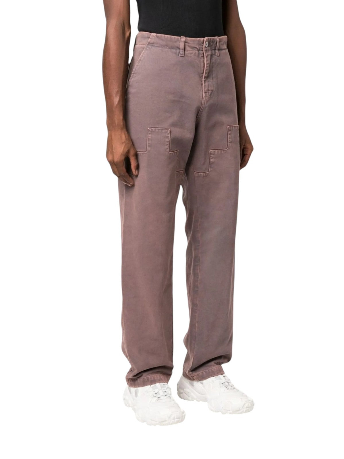 MARCELO BURLON County Of Milan Men Trousers M Straight Faded RRP569