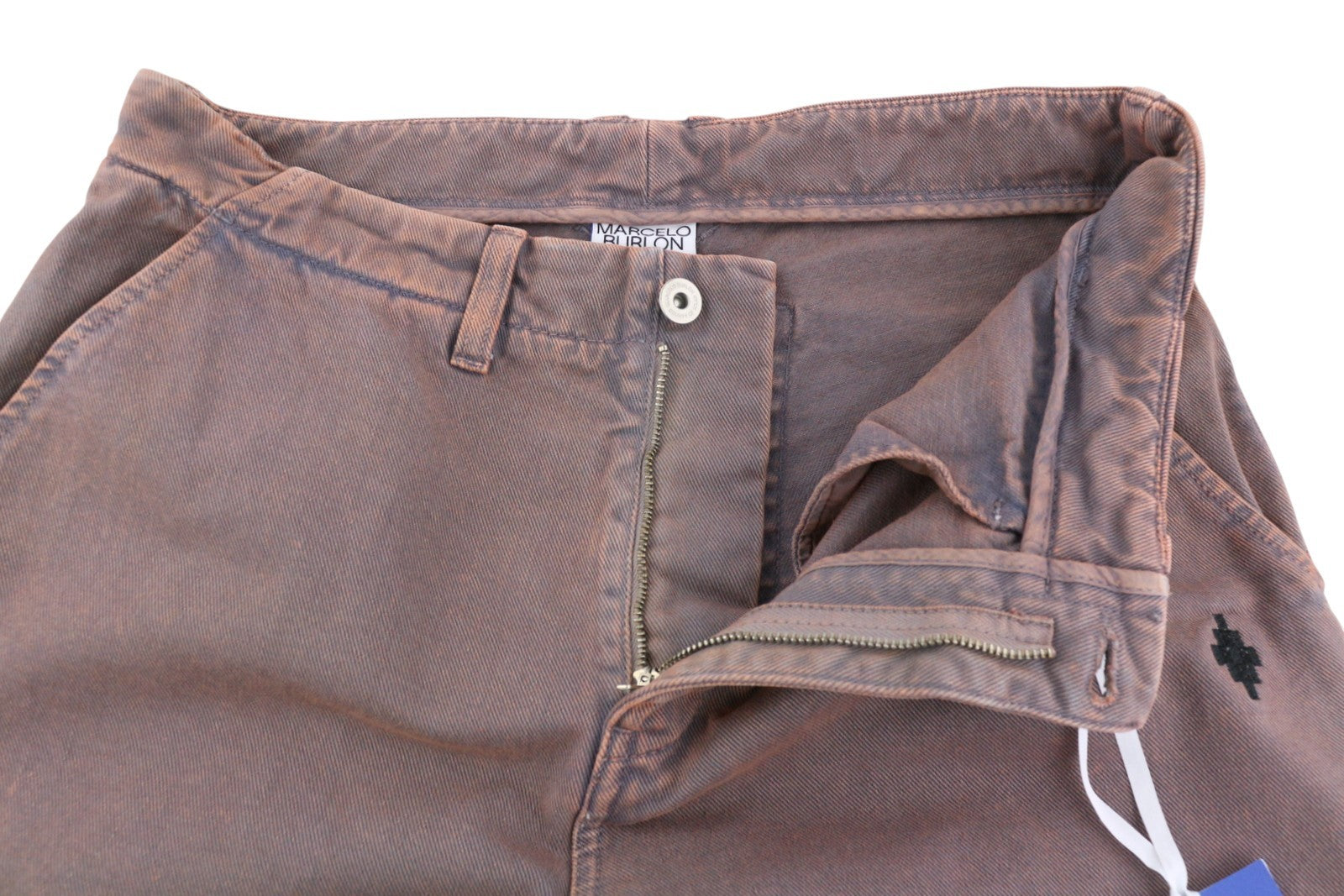 MARCELO BURLON County Of Milan Men Trousers M Straight Faded RRP569