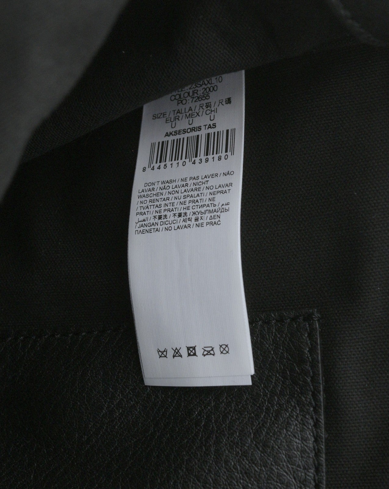 DESIGUAL Bols Sun Women Bag OS Black Leather Linen Blend Half Moon Type