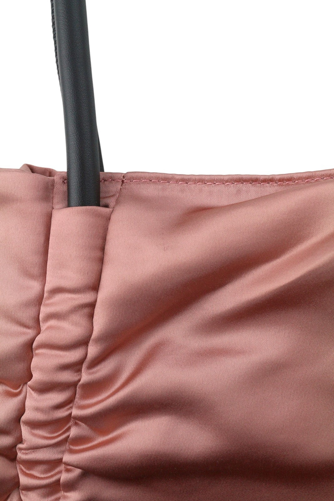 MAX&CO. Women Bag OS Pink Satin Mini Shopper Magnetic Closure