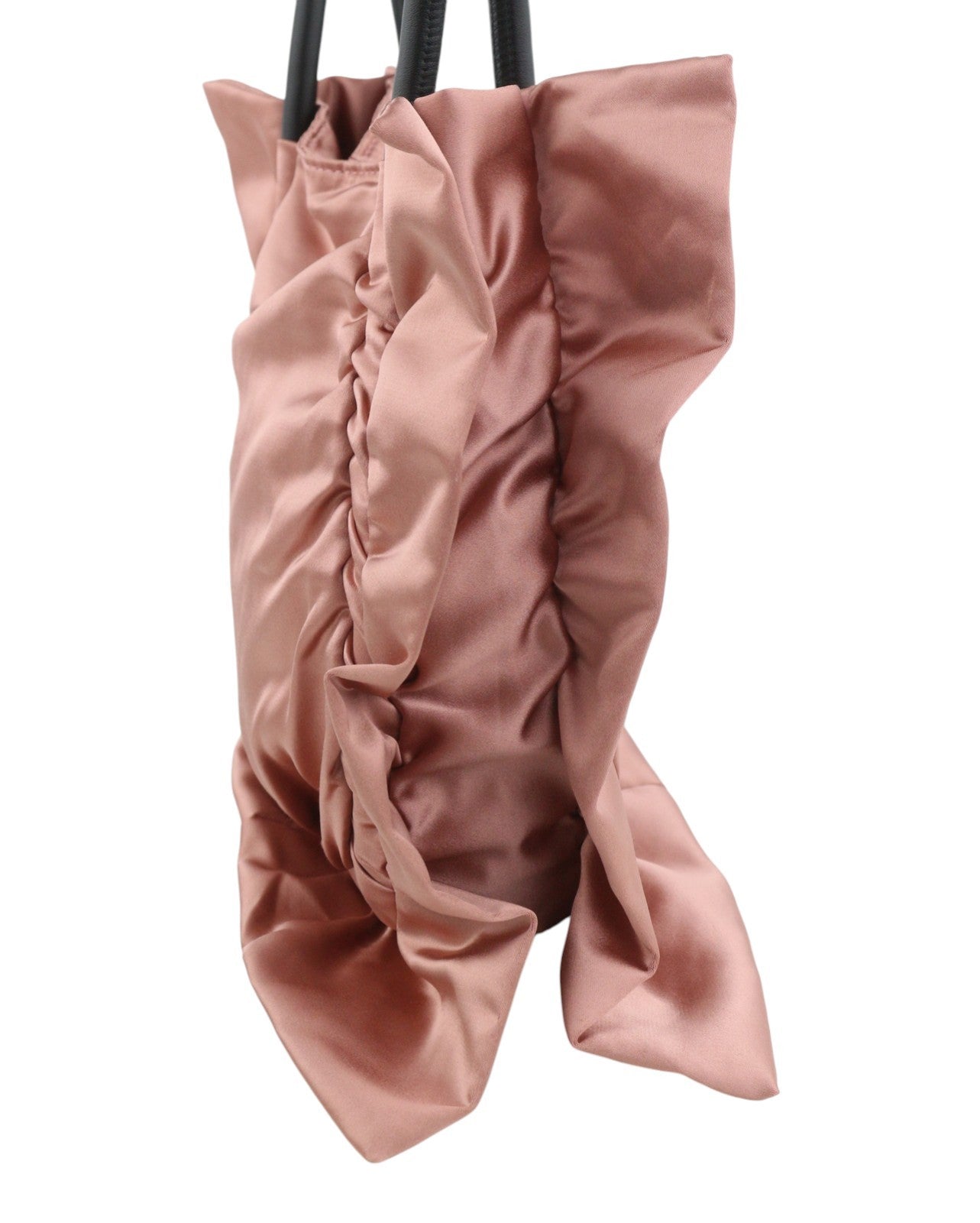 MAX&CO. Women Bag OS Pink Satin Mini Shopper Magnetic Closure