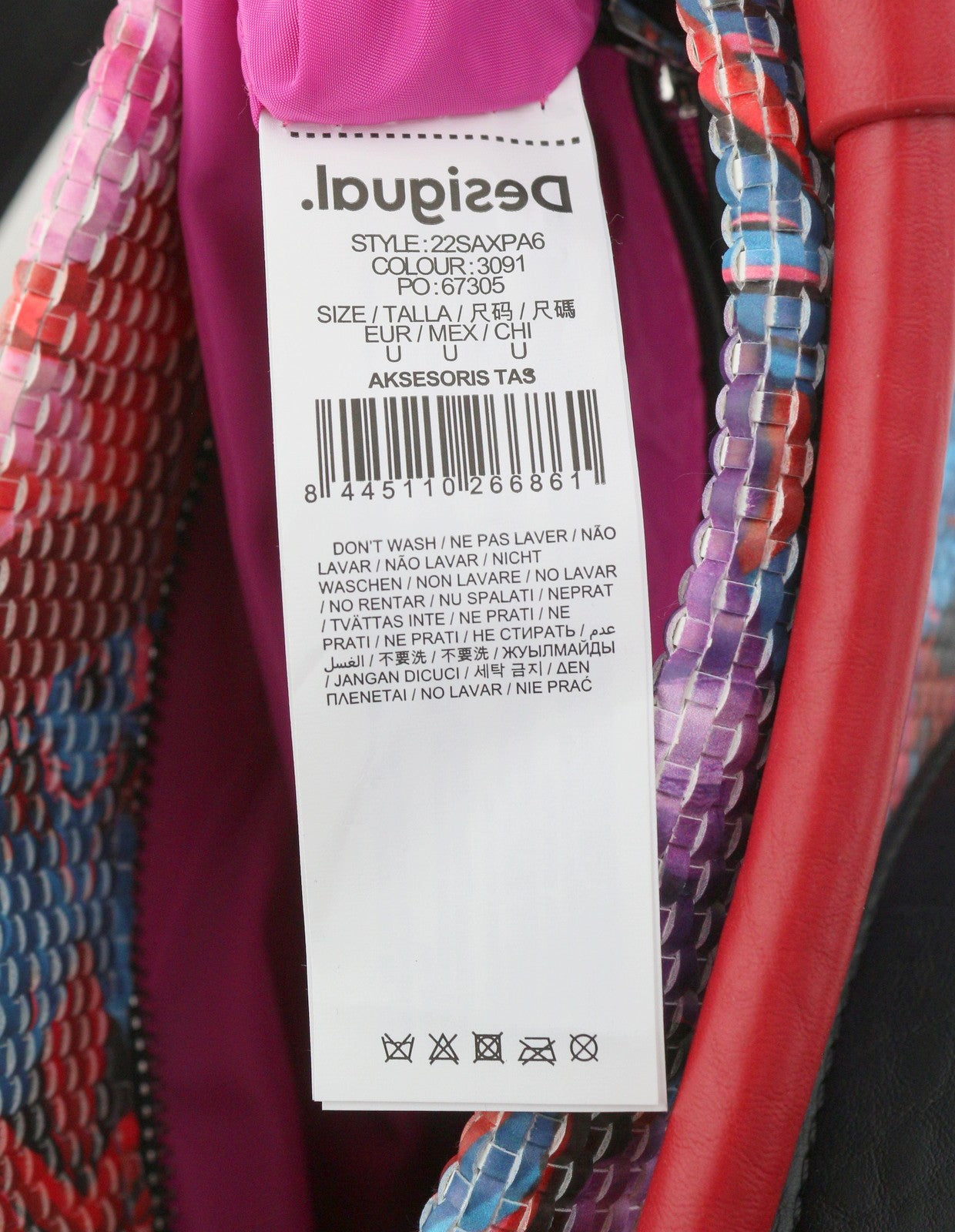 DESIGUAL Bols Lacroix Otterlo Women Bag OS Colourful Floral Print Crossbody