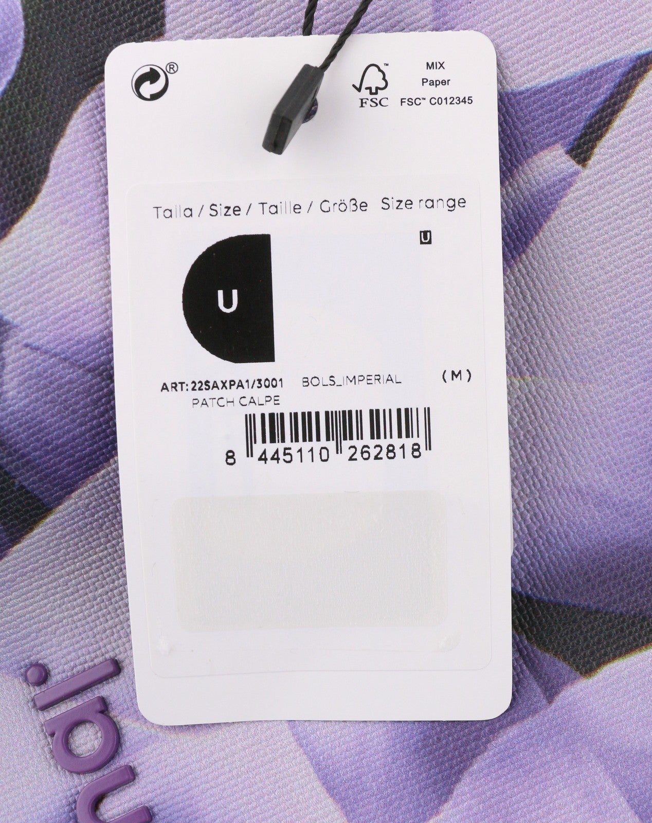 DESIGUAL Bols Imperial Patch Calpe Women Bag OS Purple Floral Print Crossbody