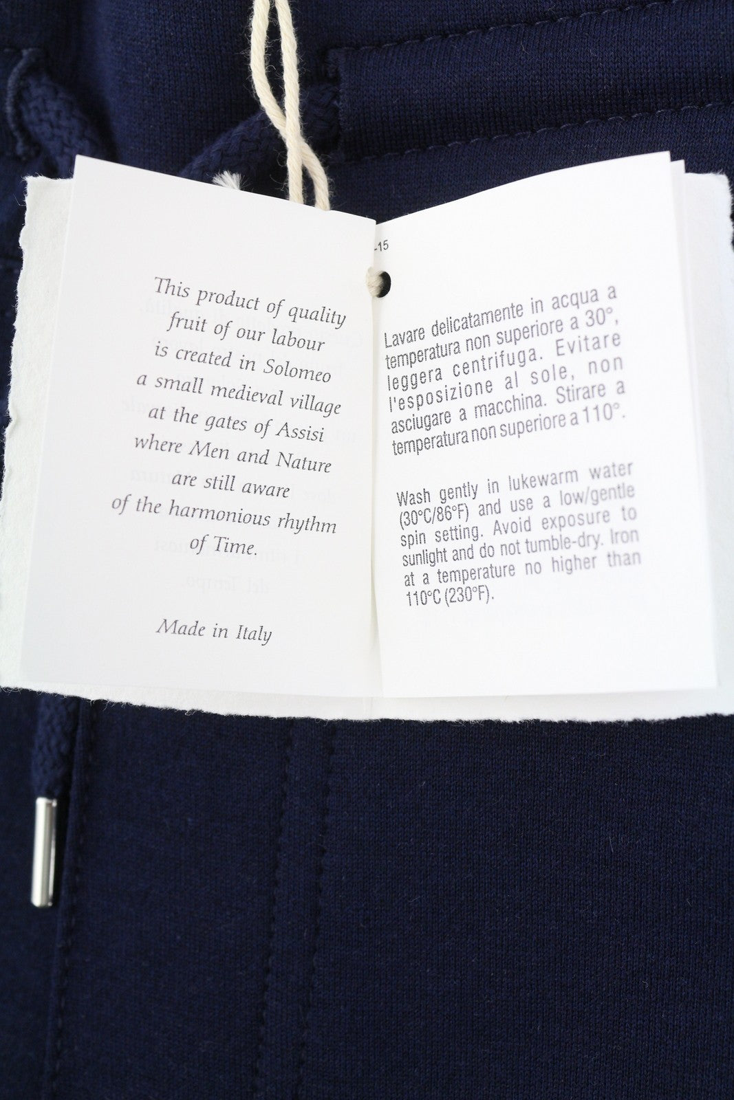 BRUNELLO CUCINELLI Men Trousers L Blue Cashmere Blend