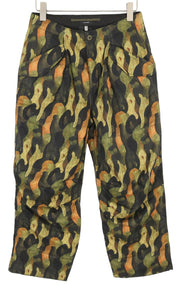 R13 Padded Military Women Trousers 28 Wool Silk FW25