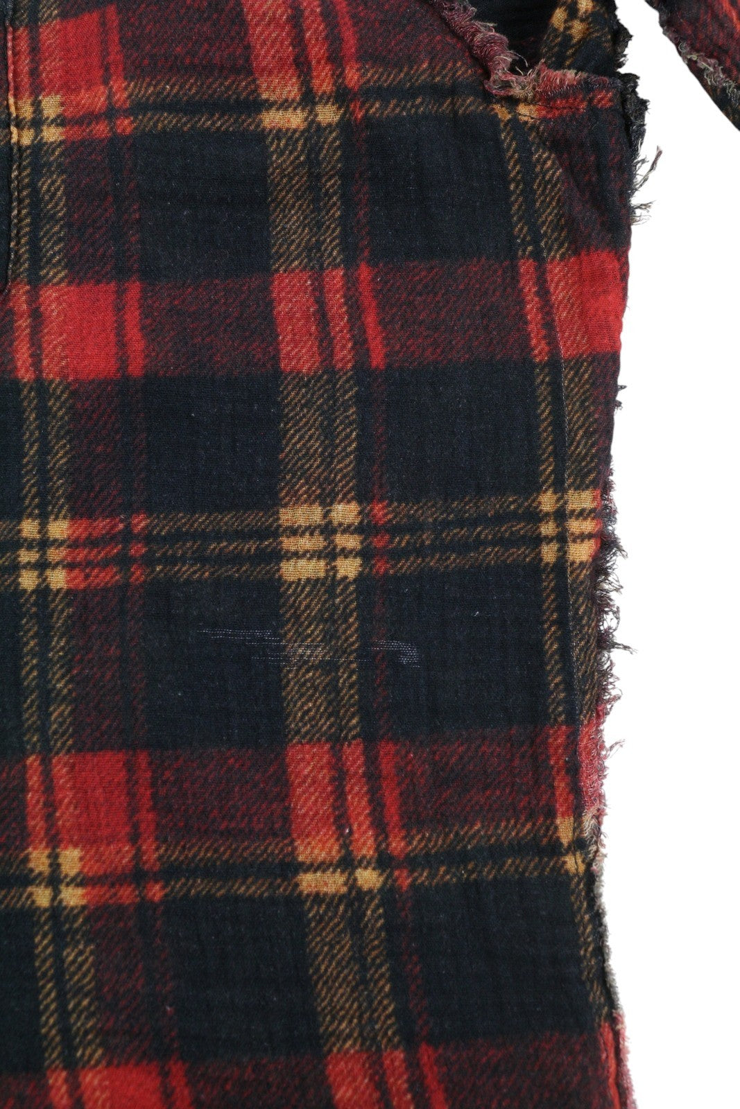 R13 Reversible Drop Neck Women Shirt S Red Plaid FW25 RRP1045