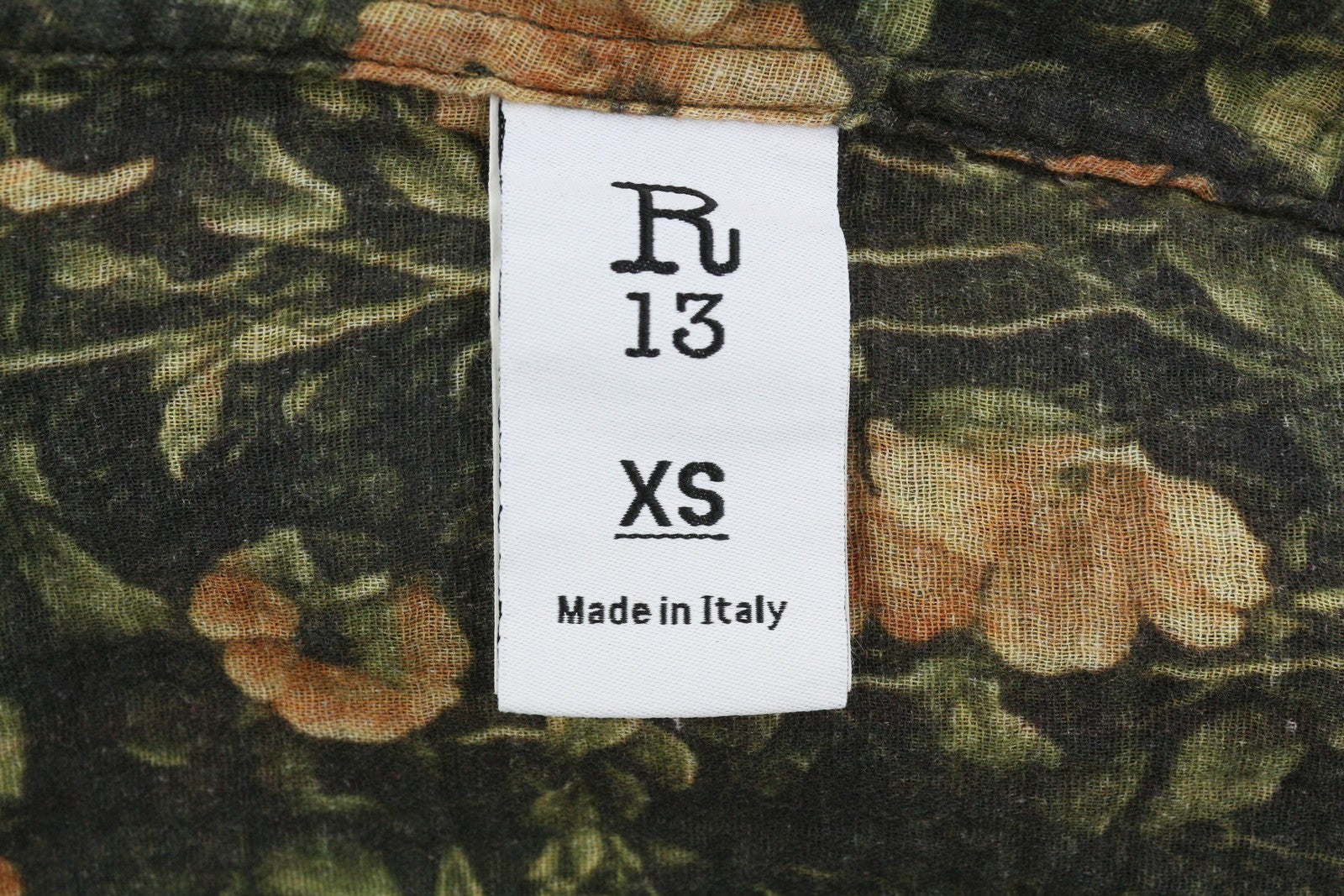 R13 Multi-Stripe Drop Neck Women Shirt XS Plaid FW25 RRP945