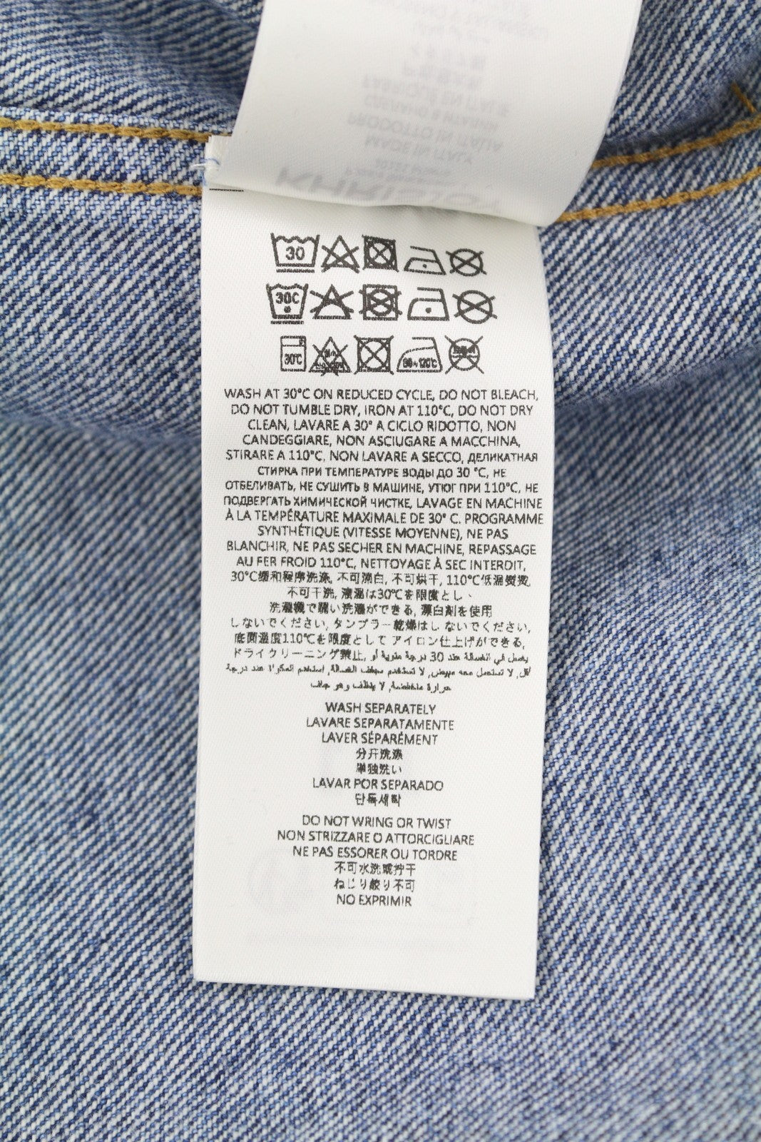 KHRISJOY Aurora Denim Bomber Women Jacket XS/S Blue RRP1255