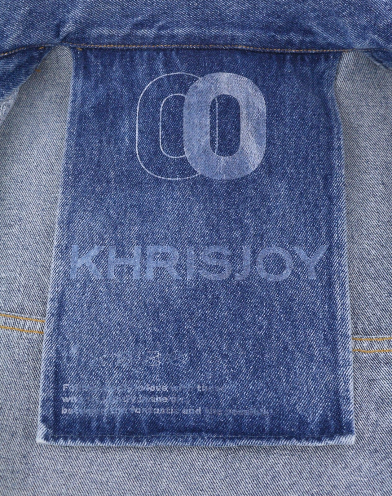 KHRISJOY Aurora Denim Bomber Women Jacket XS/S Blue RRP1255