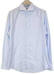 SUITSUPPLY Try On Extra Slim Men Shirt 42 Blue Pinstripe