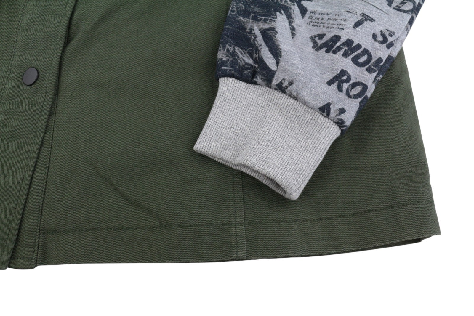 DESIGUAL Chaq Jorla Women Jacket L Dark Green Padded Hooded Mid-Length