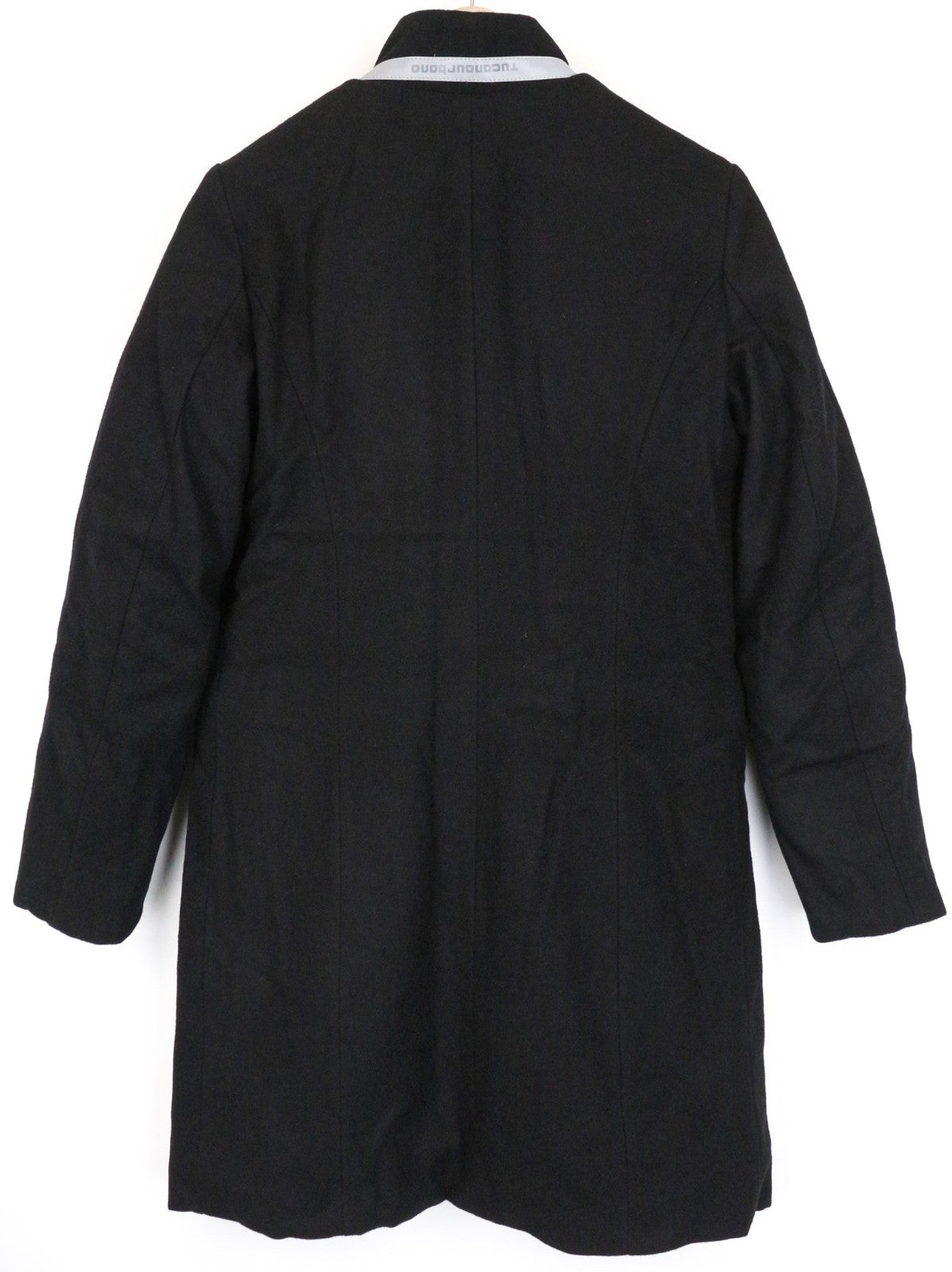 TUCANO URBANO New Carmen moteriškas paltas IT42 juodas vilnos mišinio kvėpuojantis, atsparus vėjui 