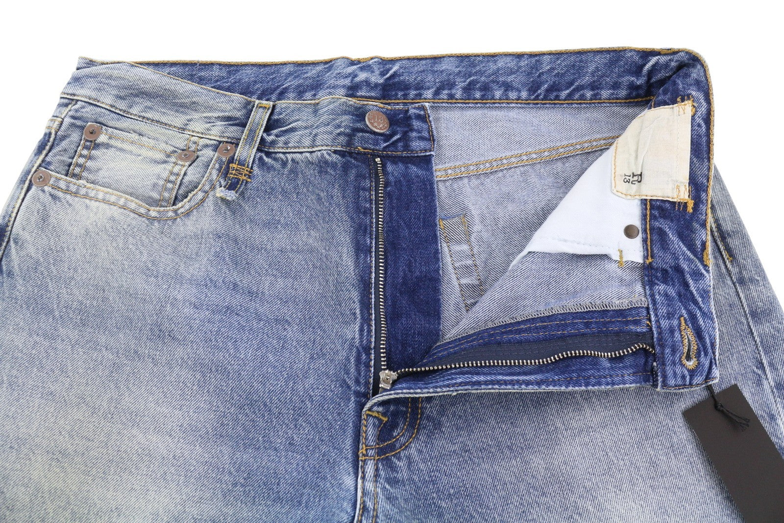 R13 Boyfriend Women Jeans 30 Jasper Whiskers FW25