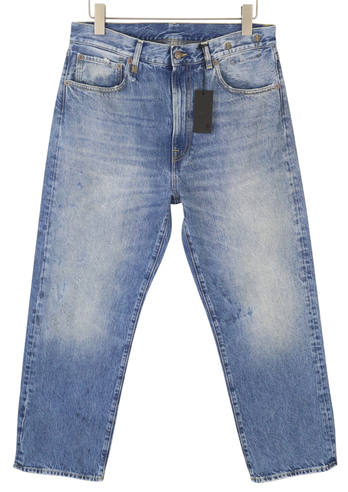 R13 Cuffed X-BF Women Jeans 29 Jasper Whiskers PF25