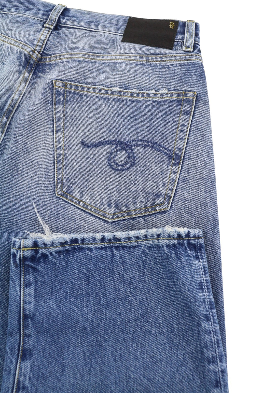 R13 Cuffed X-BF Women Jeans 27 Jasper Ankle PF25