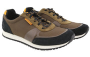 TIMBERLAND A2NMY Men Sneakers EU43 Brown Leather Low Top ReBOTL Ortholite