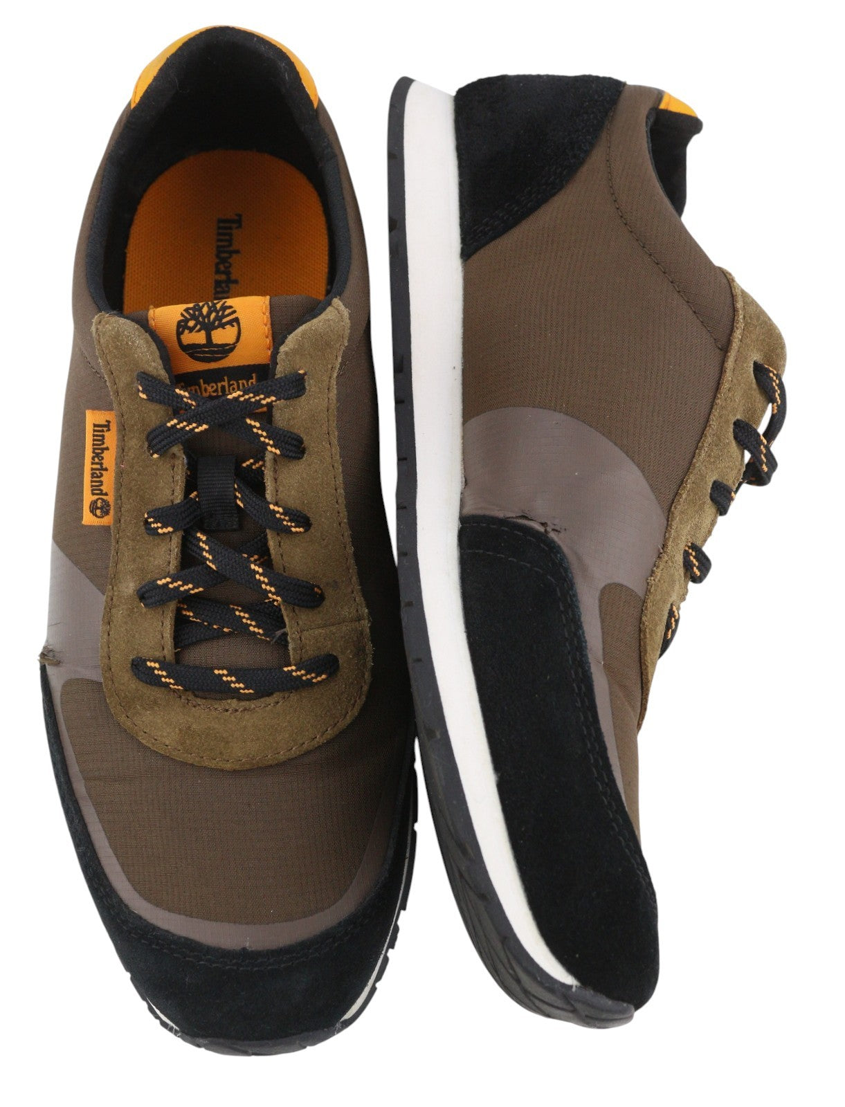 TIMBERLAND A2NMY Men Sneakers EU43 Brown Leather Low Top ReBOTL Ortholite