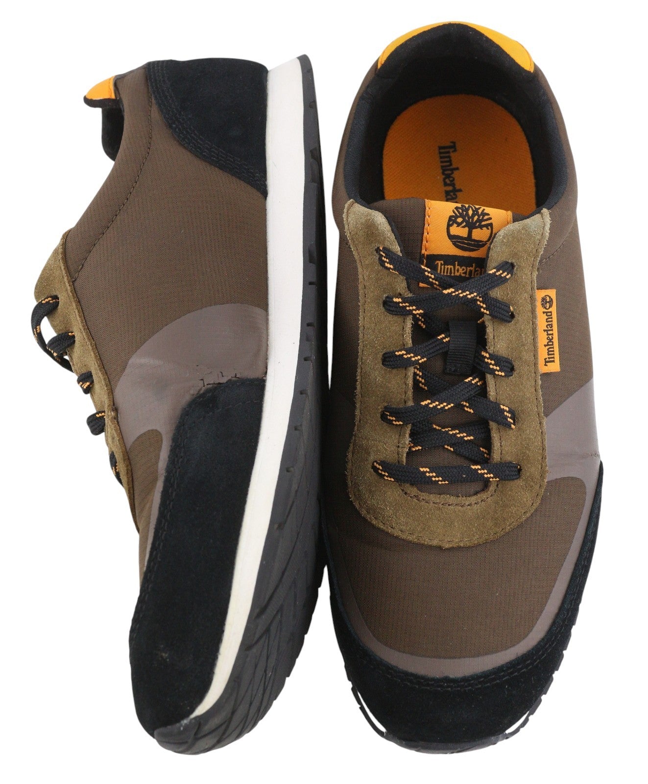 TIMBERLAND A2NMY Men Sneakers EU43 Brown Leather Low Top ReBOTL Ortholite