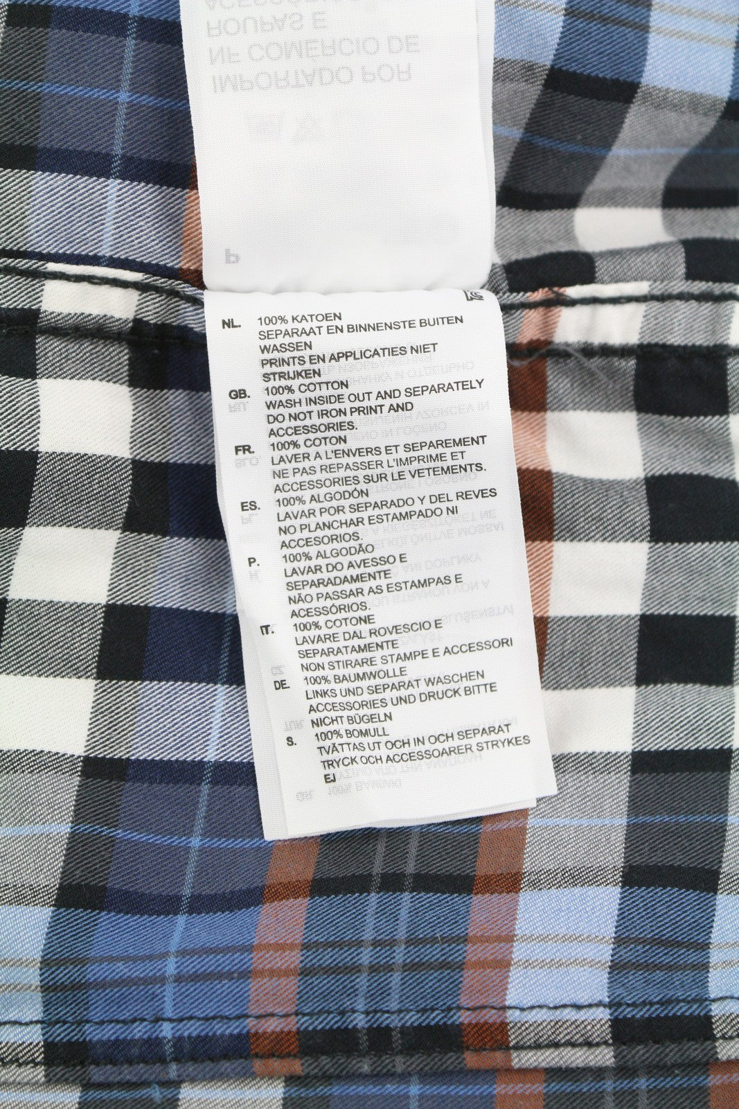 G-STAR Aero Phantom Check Men Shirt 2XL Plaid Casual Button Spread