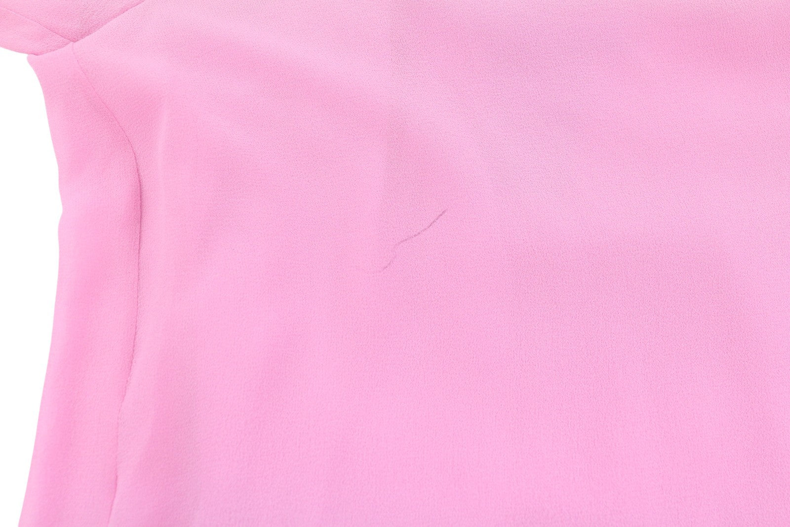 MAX MARA Women Blouse EU34 XS Pink 100% Silk Rhinestones Detail Long Sleeve 2in1