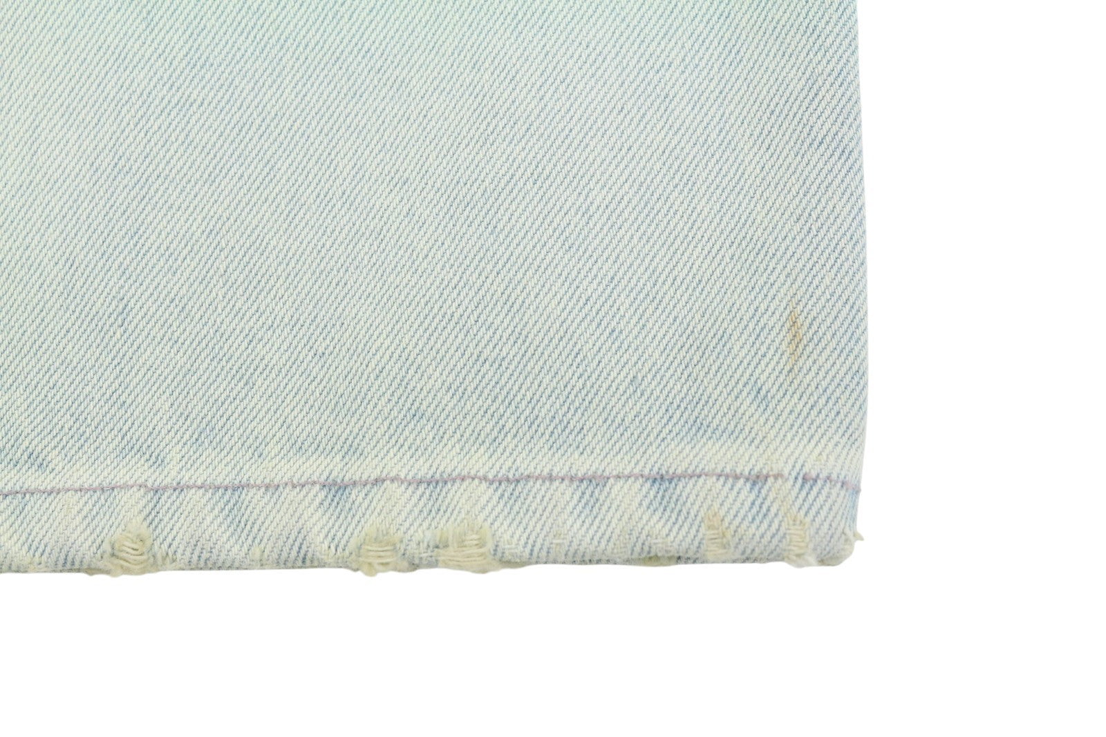 AMBUSH Slim Denim Cargo Men Jeans W32 Light Blue Distressed Regular RRP920