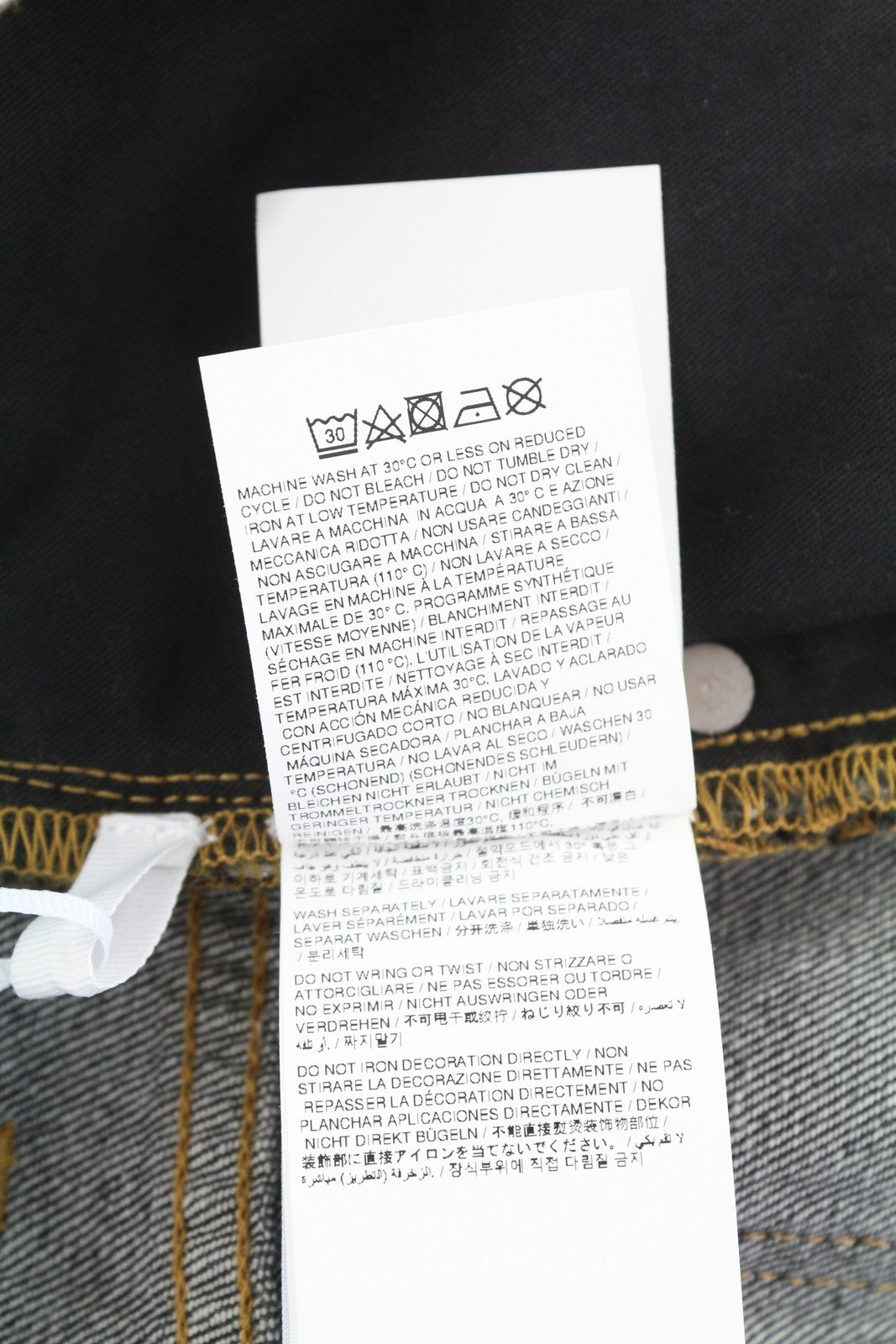 OFF-WHITE Meteor Denim Bleach Women Jeans W26 Grey Washed Cut-Out RRP765