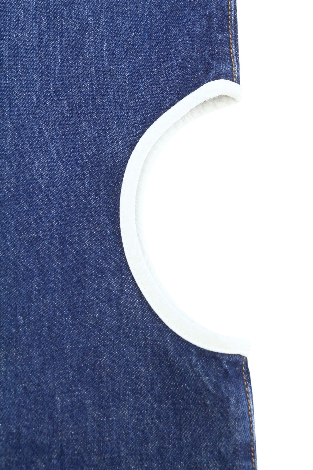 OFF-WHITE Meteor Denim Women Jeans W28 Blue Cut-Out Button Fly RRP765