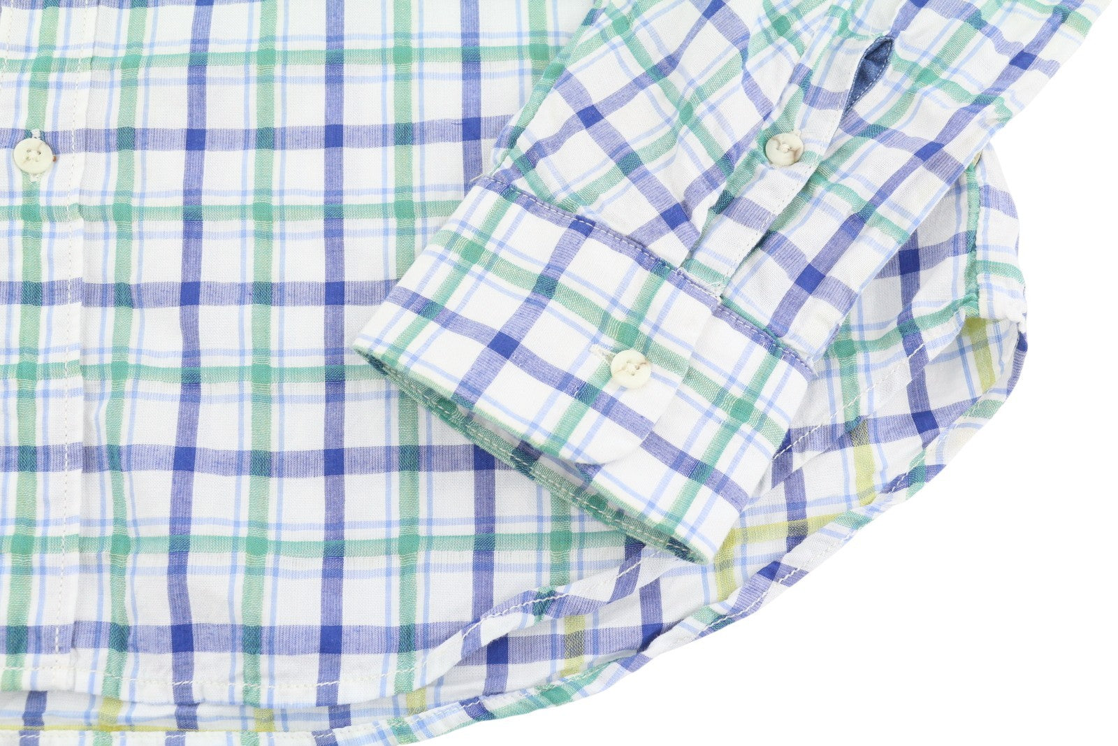SCOTCH & SODA Men Shirt ~M Casual Plaid Print Button-Up Spread Collar